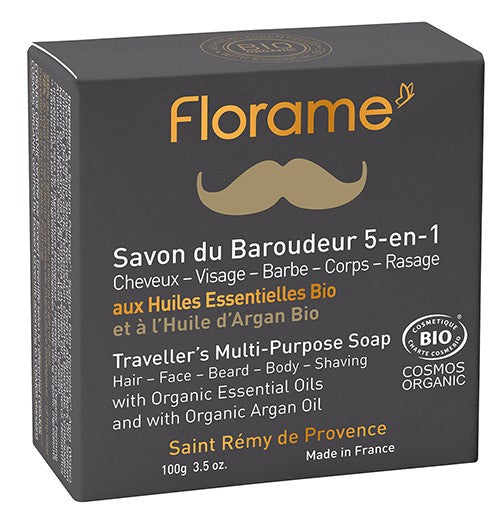 Jabón Viajero 5 en 1 Hombre Florame