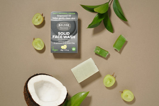 Limpiador facial sólido para hombre. Balade en Provence